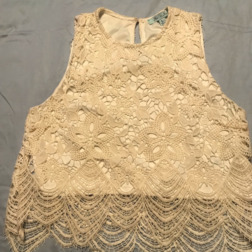 Lace Crop Top